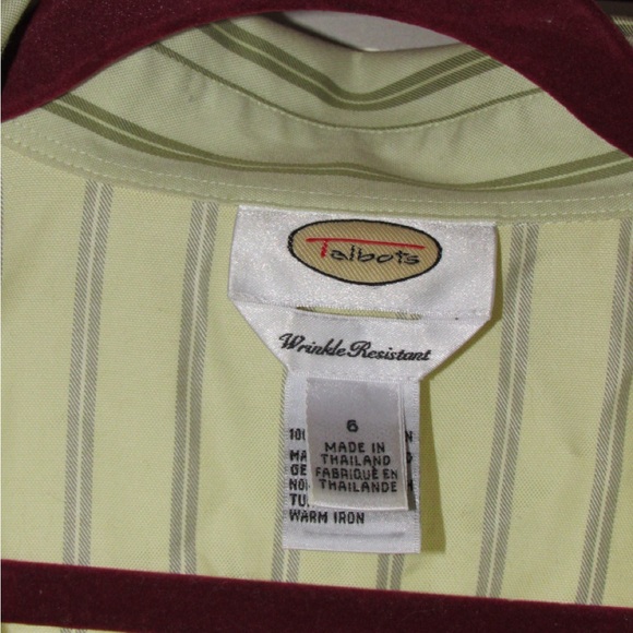 Talbots Cotton Long-Sleeve Button-Down - Picture 3 of 4